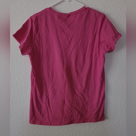 Farm Fed Pink Animals Make Me Happy Graphic Tee Size Large - Picture 2 of 6